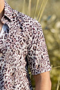 Grey Leopard Shirt