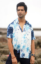 Load image into Gallery viewer, Ocean Tie Dye Relaxed Fit Shirt
