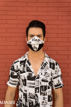 Load image into Gallery viewer, skull print mask
