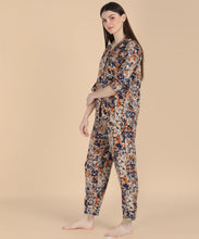 Load image into Gallery viewer, Multi Marble 3 Piece Night Suit

