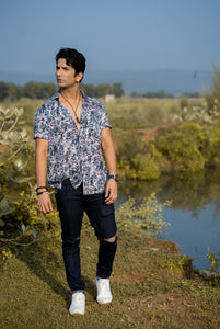 Water Floral Relaxed Fit Shirt