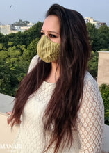 Load image into Gallery viewer, &quot;Olive Ripple&quot; Women&#39;s Mask
