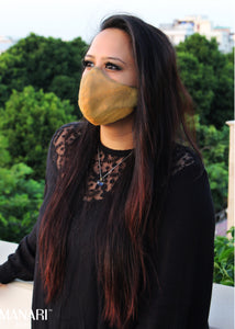 "Golden Beige" Women's Mask