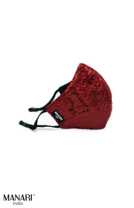 "Ruby Sequin" Women's Mask